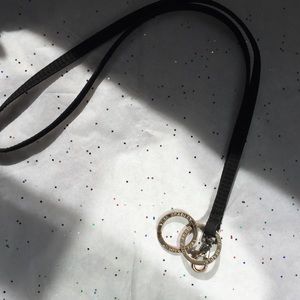 Vera Bradley lanyard, black